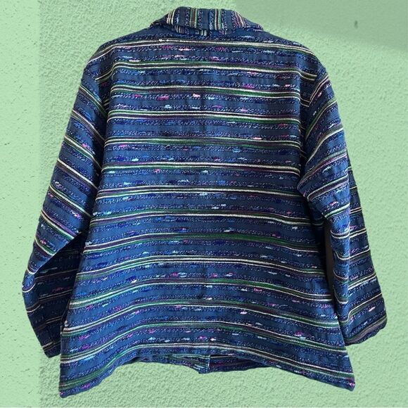 Vintage textured blanket jacket - Picture 7 of 8